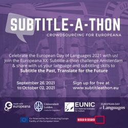 Europeana XX: Subtitle-a-thon Challenge Amsterdam
